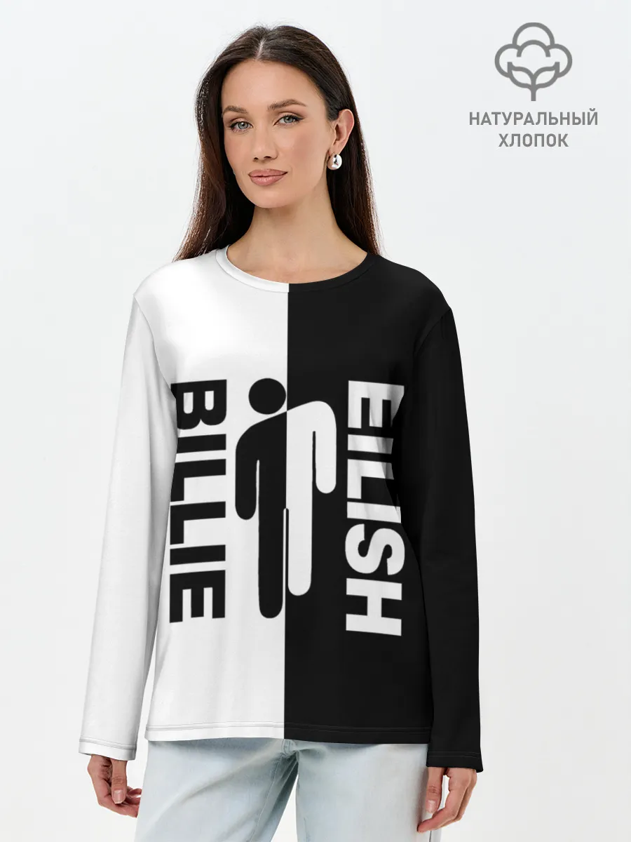 Лонгслив женский. Хлопок / BILLIE EILISH