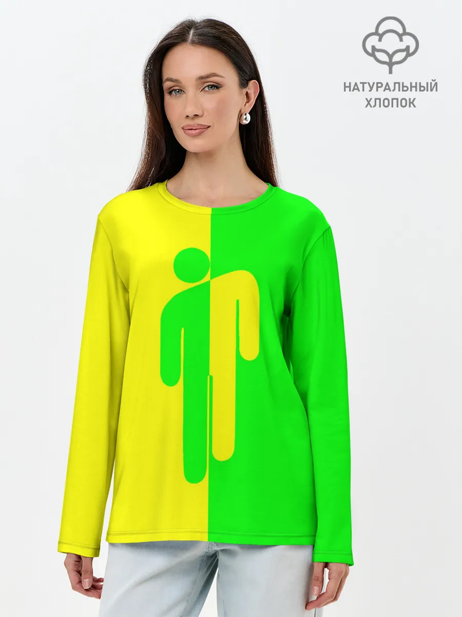 Лонгслив женский. Хлопок / BILLIE EILISH