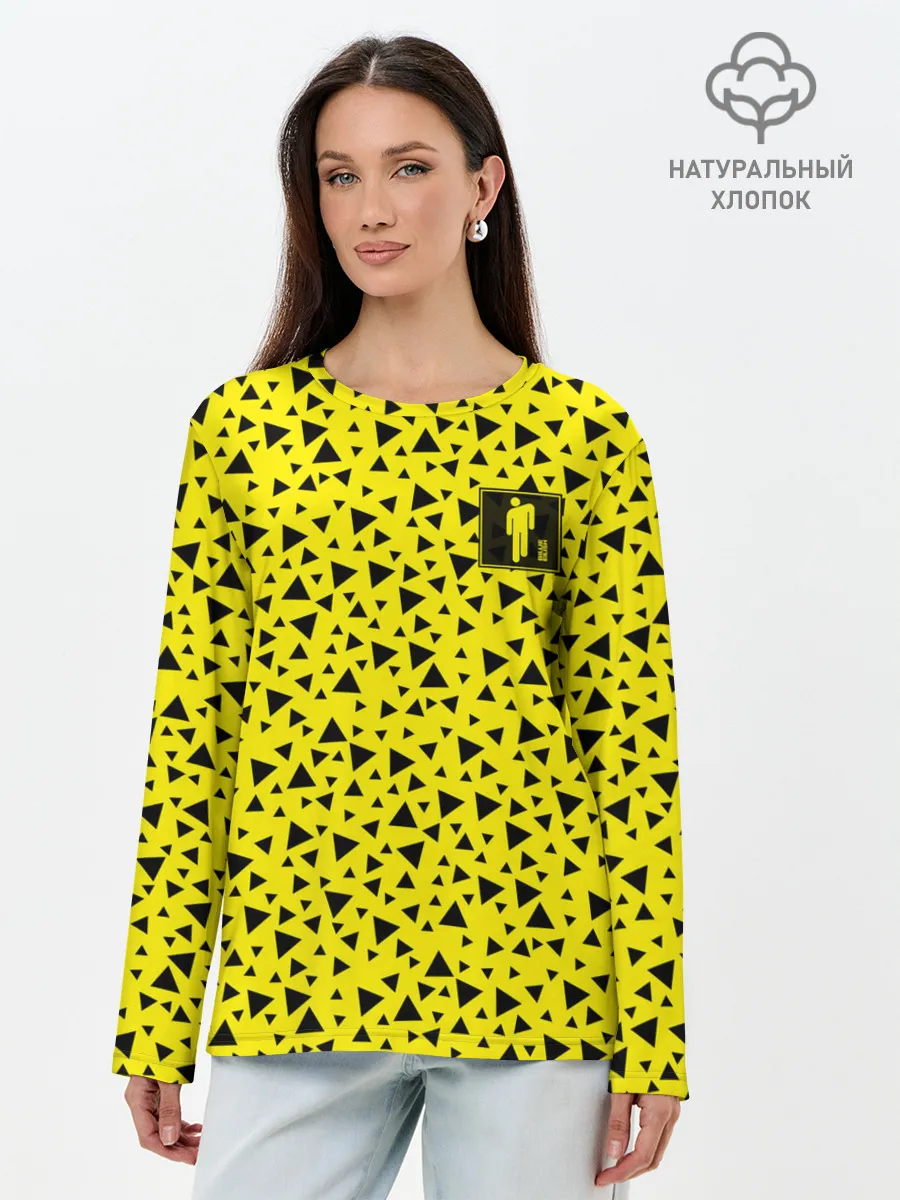 Лонгслив женский. Хлопок / Billie Eilish