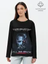 Лонгслив женский. Хлопок / Terminator Dark Fate