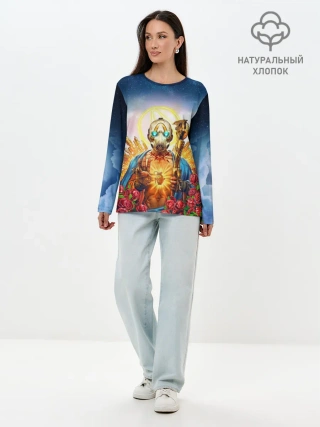 Лонгслив женский. Хлопок / BORDERLANDS 3