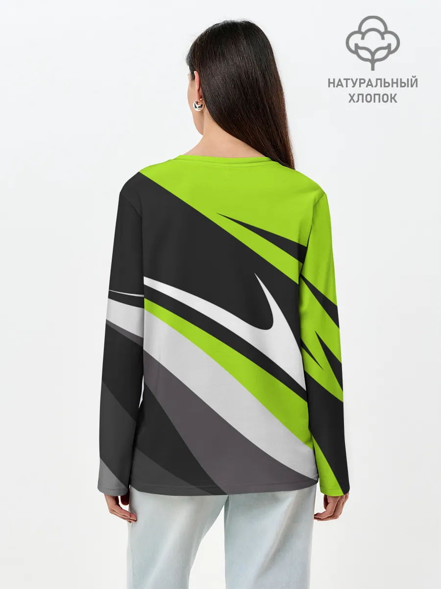 Лонгслив женский. Хлопок / ХАБИБ НУРМАГОМЕДОВ