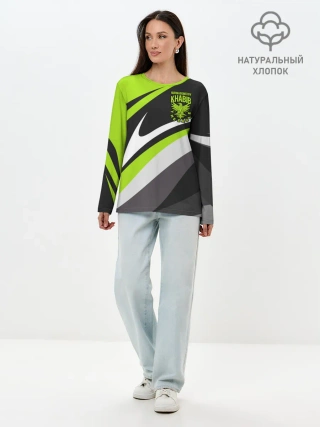 Лонгслив женский. Хлопок / ХАБИБ НУРМАГОМЕДОВ
