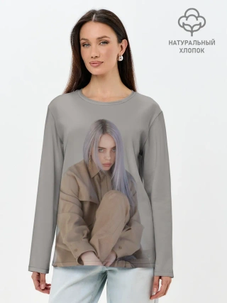 Лонгслив женский. Хлопок / BILLIE EILISH
