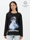 Лонгслив женский. Хлопок / Undertale