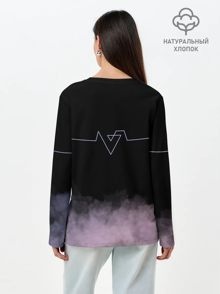 Лонгслив женский. Хлопок / SEVENTEEN