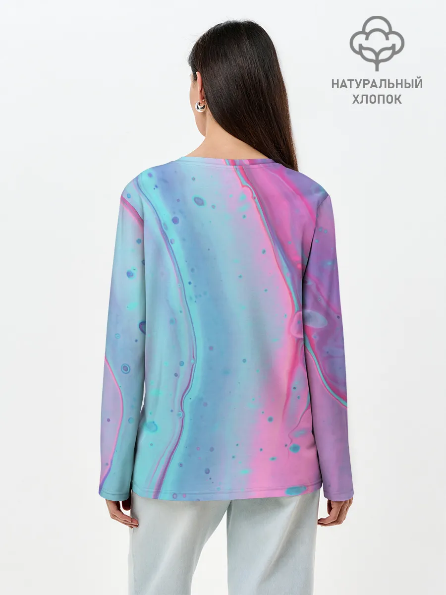 Лонгслив женский. Хлопок / COLORS