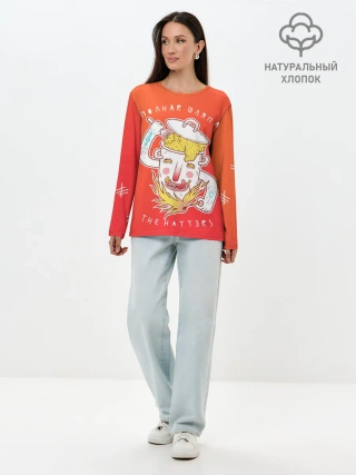 Лонгслив женский. Хлопок / The Hatters