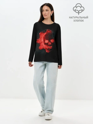 Лонгслив женский. Хлопок / GEARS 5