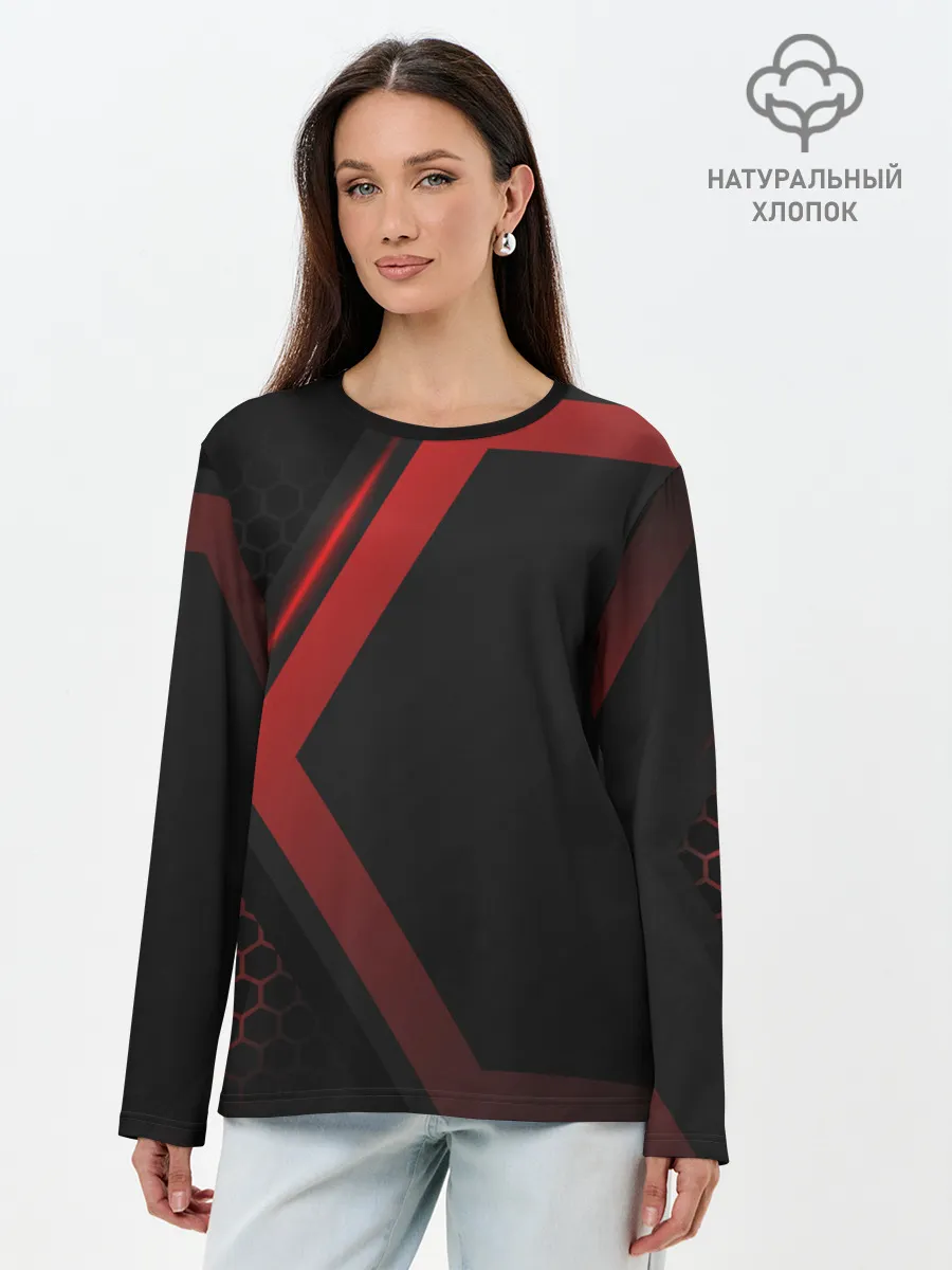 Лонгслив женский. Хлопок / Neon armor