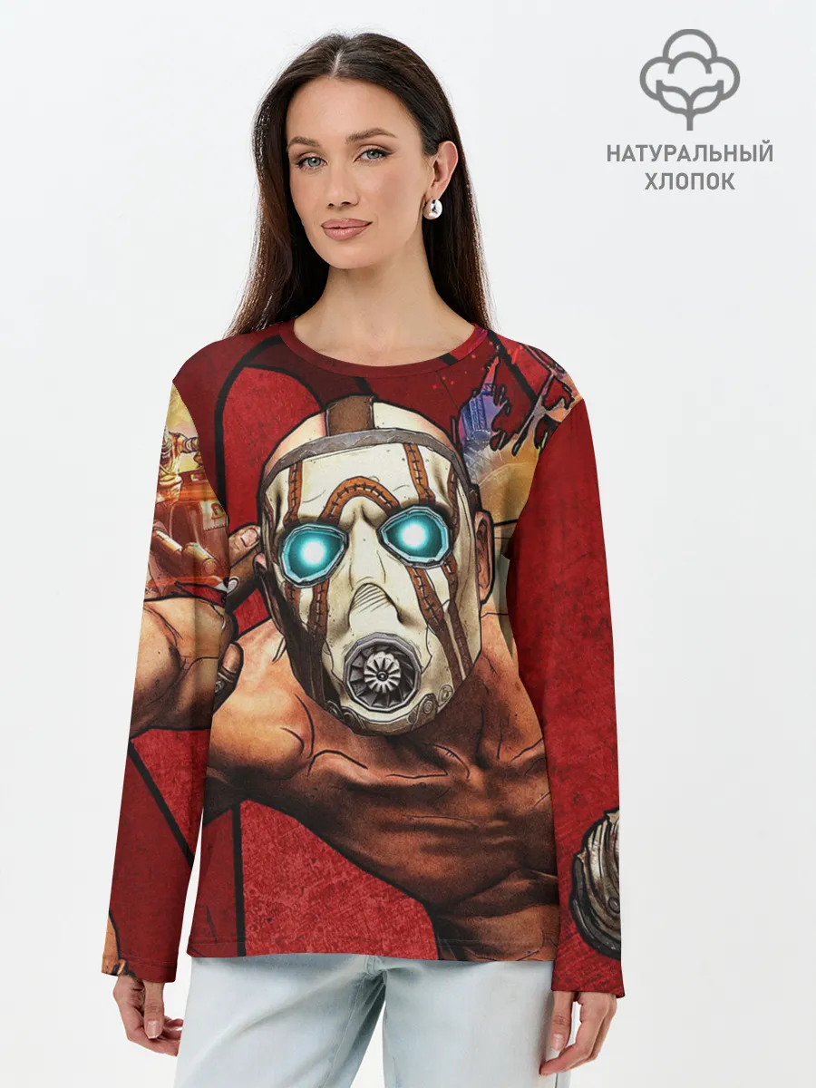 Лонгслив женский. Хлопок / BORDERLANDS 3
