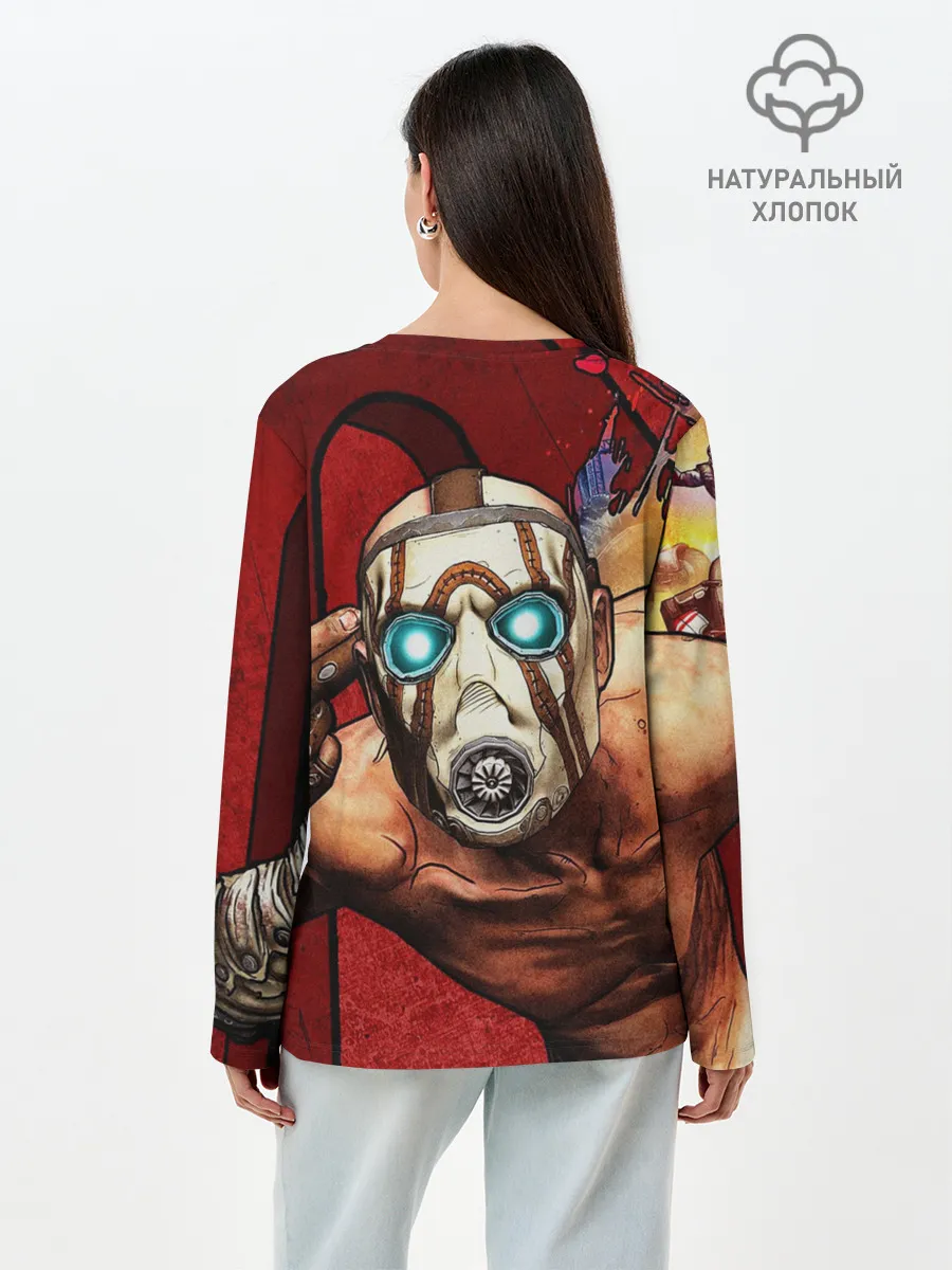Лонгслив женский. Хлопок / BORDERLANDS 3