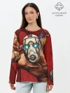Лонгслив женский. Хлопок / BORDERLANDS 3