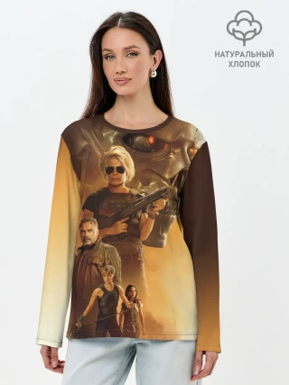 Лонгслив женский. Хлопок / Terminator: Dark Fate
