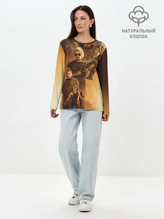 Лонгслив женский. Хлопок / Terminator: Dark Fate