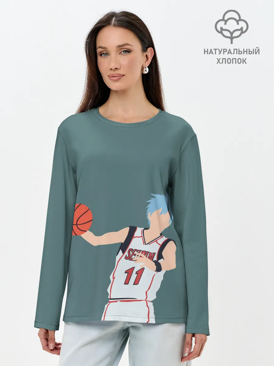 Лонгслив женский. Хлопок / Tetsuya Kuroko