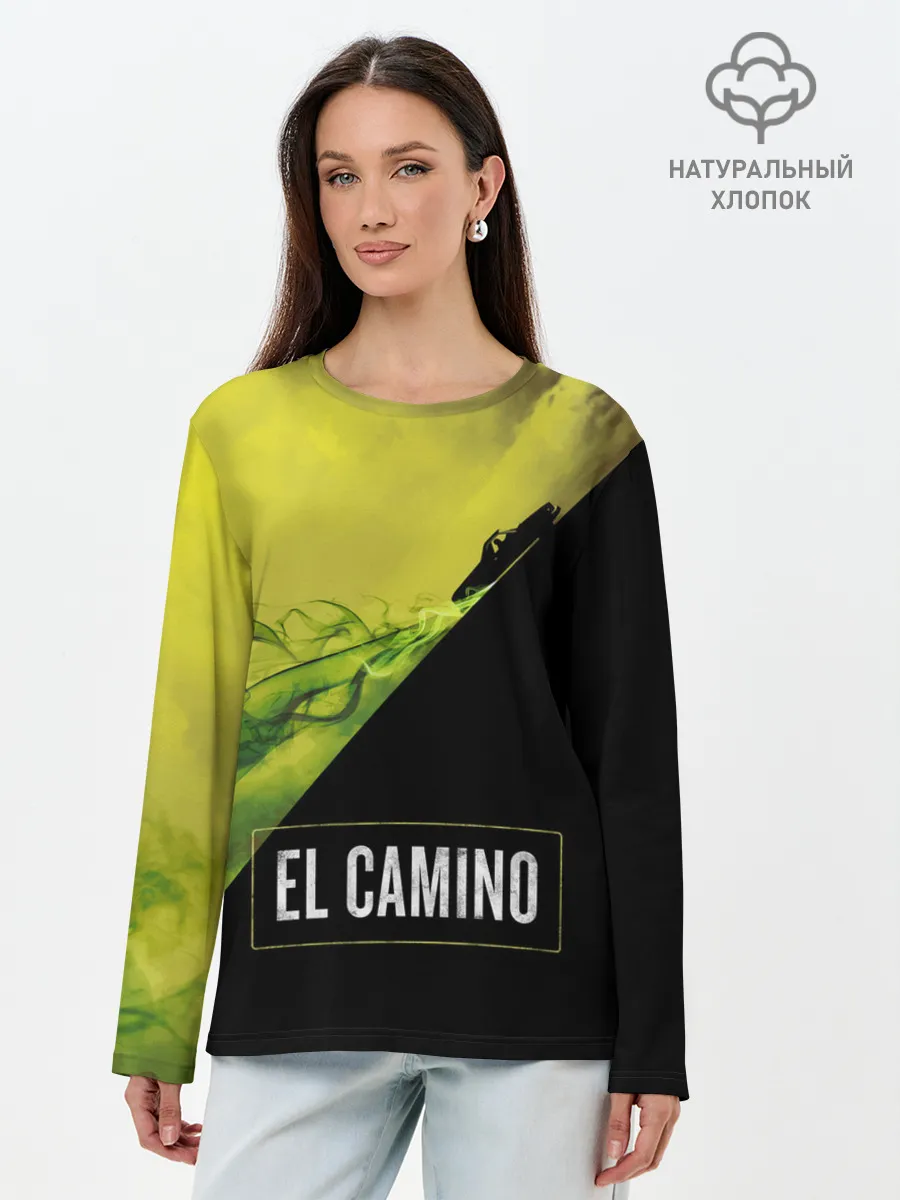 Лонгслив женский. Хлопок / EL CAMINO