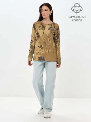 Лонгслив женский. Хлопок / KING OF TANKS