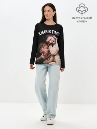 Лонгслив женский. Хлопок / ХАБИБ - ПОРЬЕ