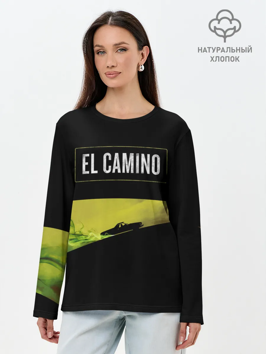 Лонгслив женский. Хлопок / EL CAMINO