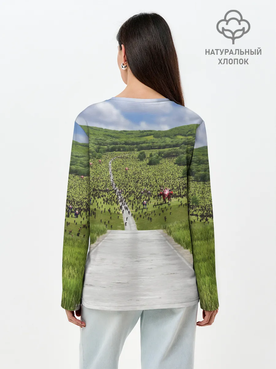 Лонгслив женский. Хлопок / SERIOUS SAM 4: PLANET BADASS