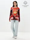 Лонгслив женский. Хлопок / Arsenal