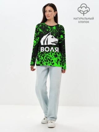 Лонгслив женский. Хлопок / STALKER СВОБОДА