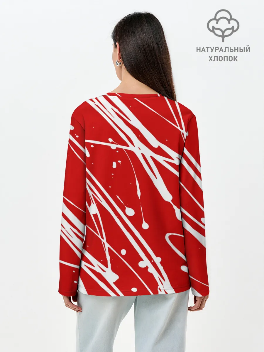 Лонгслив женский. Хлопок / Arsenal