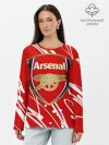 Лонгслив женский. Хлопок / Arsenal