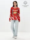 Лонгслив женский. Хлопок / Arsenal