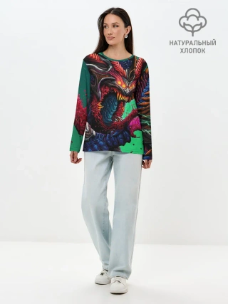 Лонгслив женский. Хлопок / CS GO