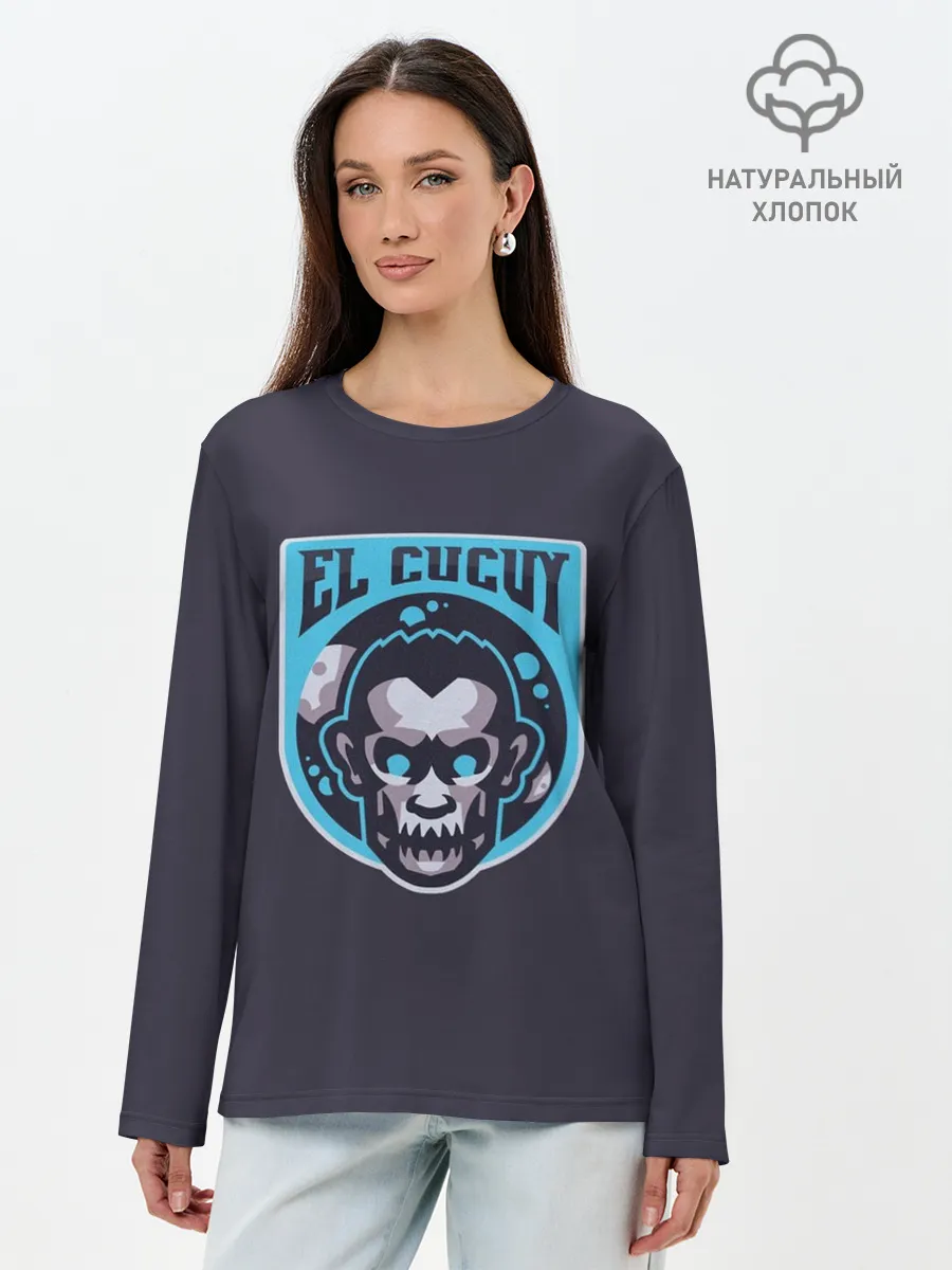 Лонгслив женский. Хлопок / EL CUCUY