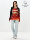 Лонгслив женский. Хлопок / Arsenal