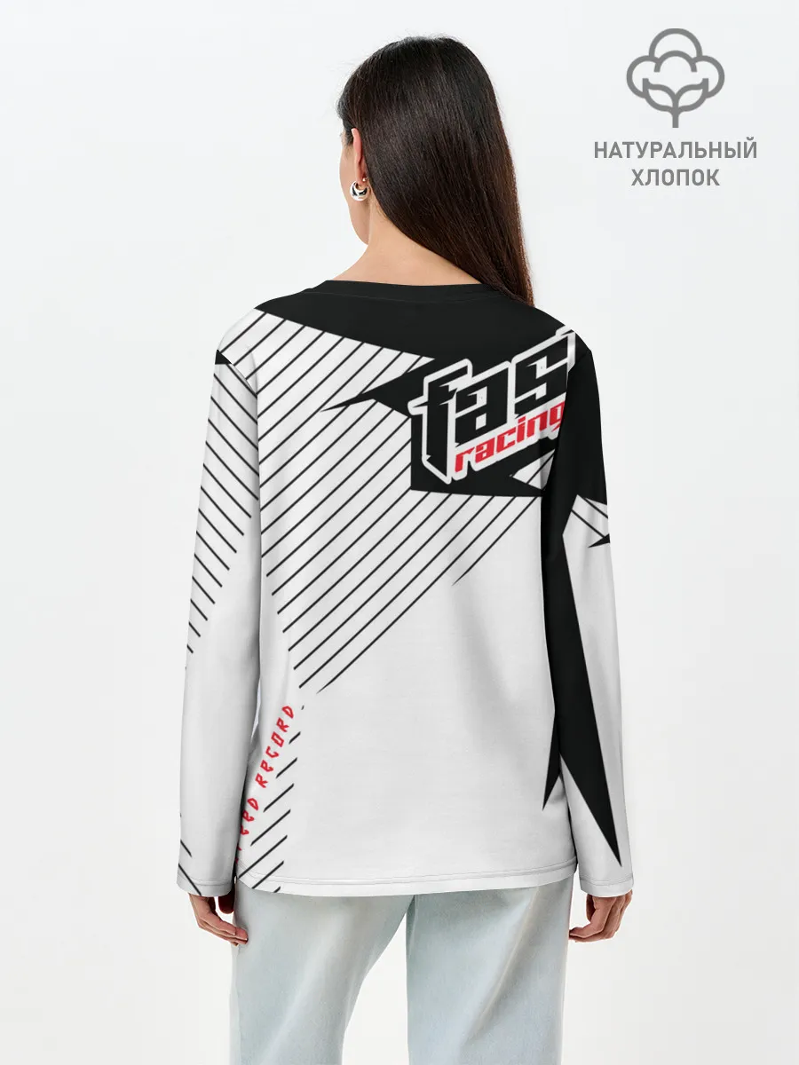 Лонгслив женский. Хлопок / Need for Speed