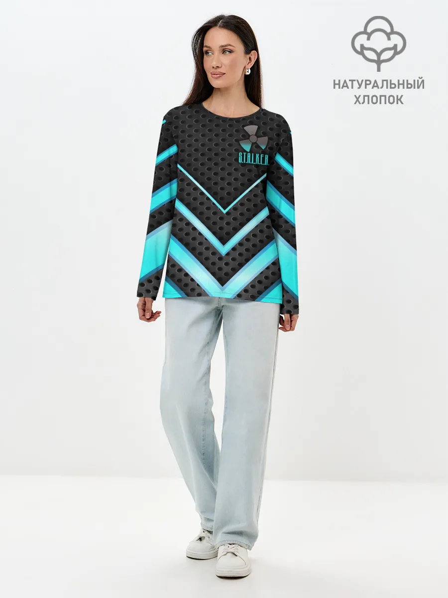 Лонгслив женский. Хлопок / S.T.A.L.K.E.R.