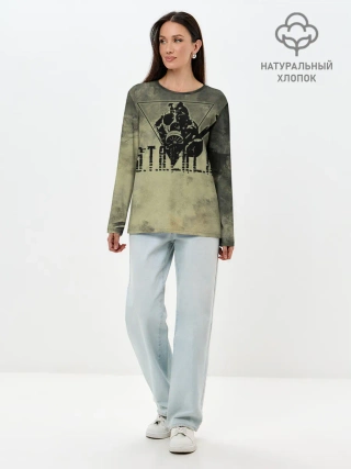 Лонгслив женский. Хлопок / S.T.A.L.K.E.R.