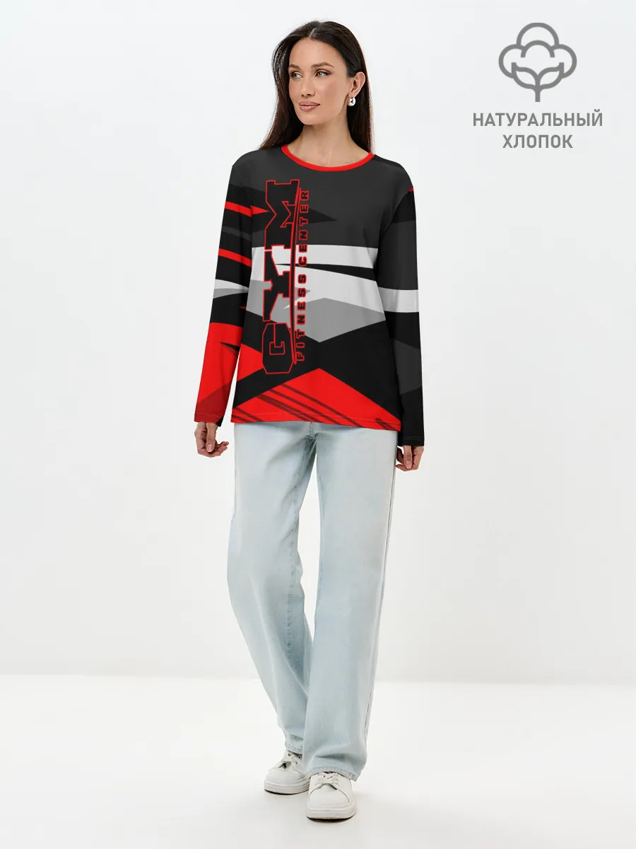 Лонгслив женский. Хлопок / GYM