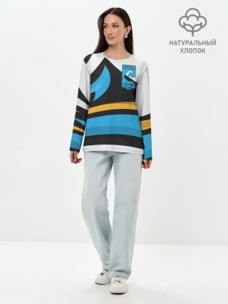 Лонгслив женский. Хлопок / GYM