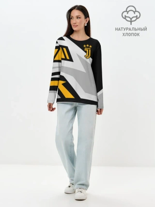 Лонгслив женский. Хлопок / Juventus