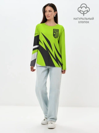 Лонгслив женский. Хлопок / Juventus