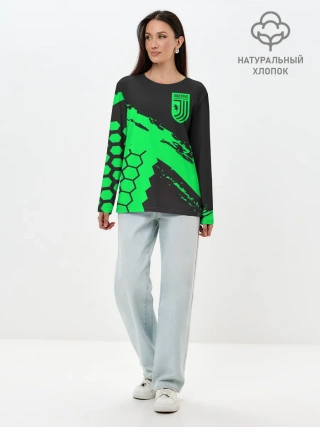Лонгслив женский. Хлопок / Juventus