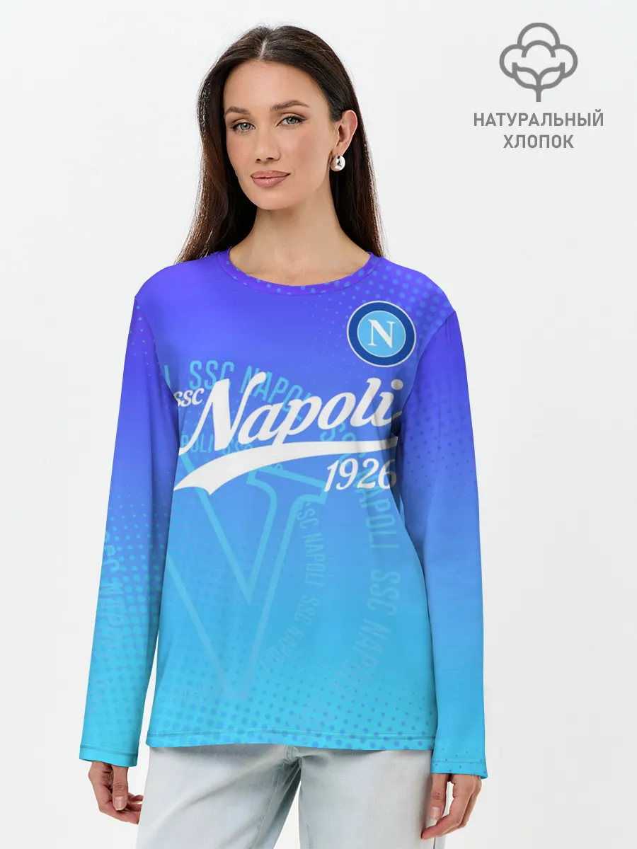 Лонгслив женский. Хлопок / Наполи