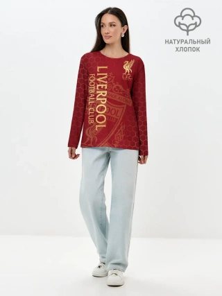Лонгслив женский. Хлопок / Ливерпуль