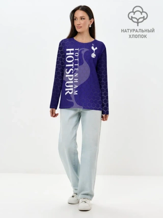 Лонгслив женский. Хлопок / Тоттенхэм