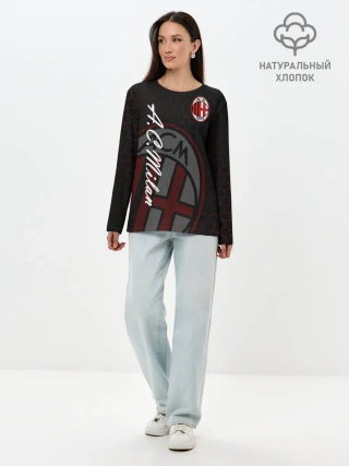 Лонгслив женский. Хлопок / Милан