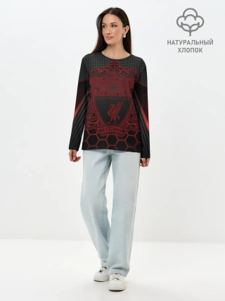 Лонгслив женский. Хлопок / Liverpool F.C.