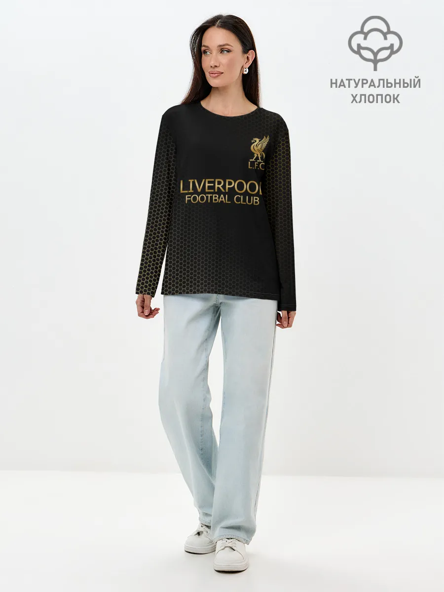 Лонгслив женский. Хлопок / Liverpool.