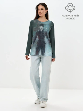 Лонгслив женский. Хлопок / Outsider