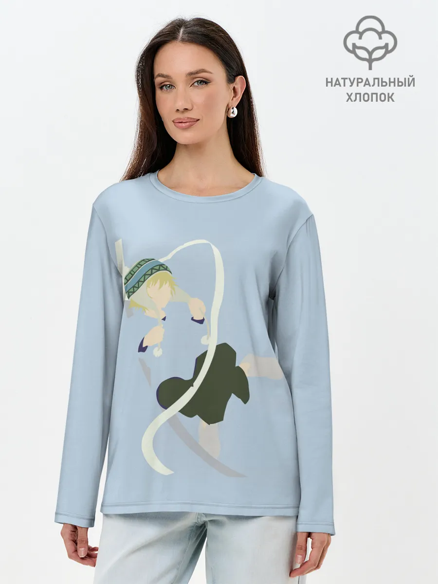 Лонгслив женский. Хлопок / Yukine