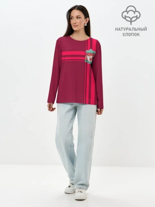 Лонгслив женский. Хлопок / Liverpool.